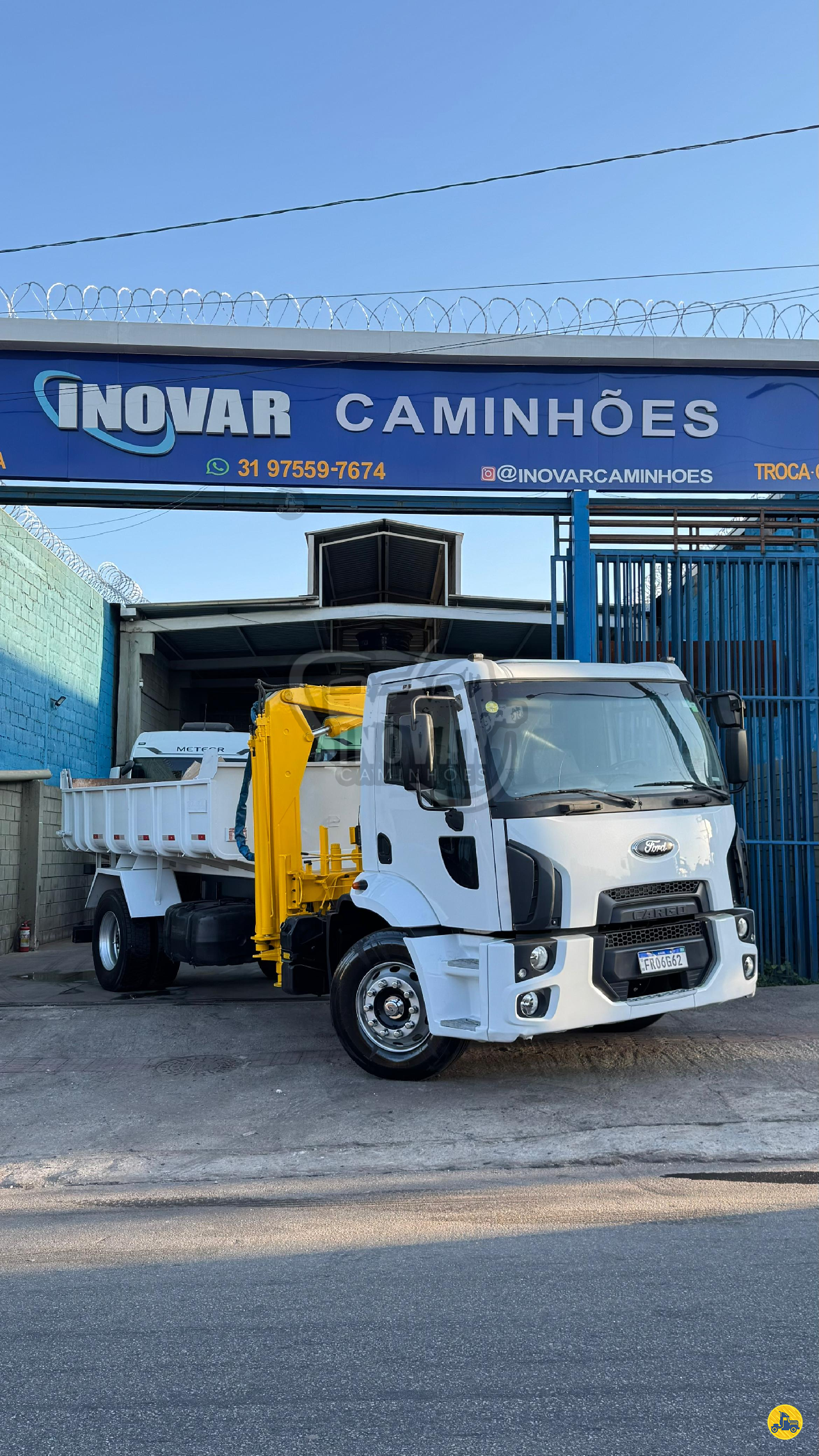 CAMINHAO FORD CARGO 1719 Munck Toco 4x2 Inovar Caminhões CONTAGEM MINAS GERAIS MG